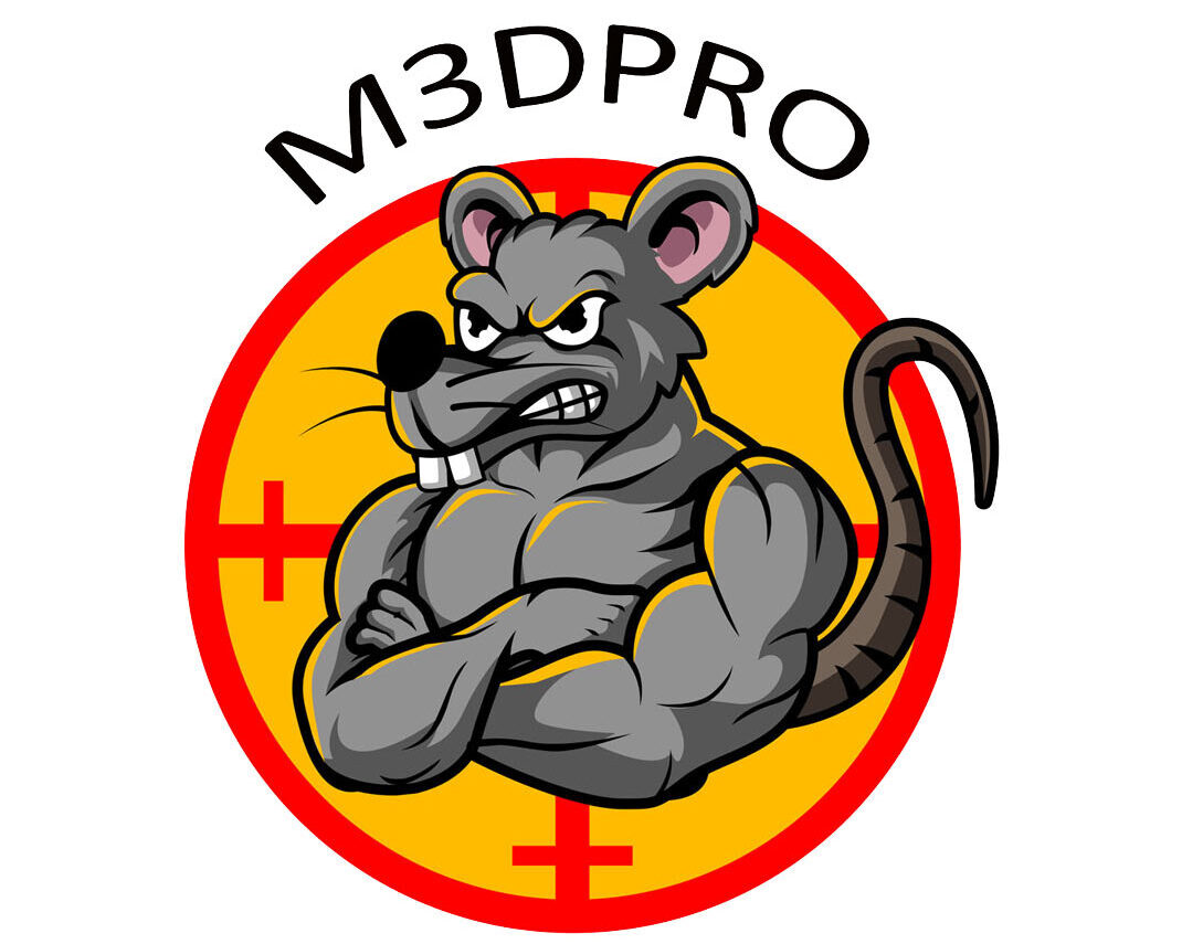 logo m3dpro dératisation désinsectisation à fontenay en parisis
